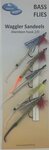Grando Flies Bass Flies Selection Waggler Sandeels Aberdeen Hook #2/0